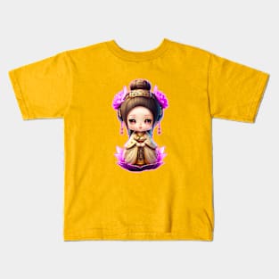 Quan yin goddess Kids T-Shirt